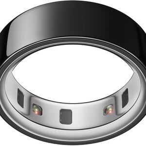 Oura Health Ring - Black and Silver